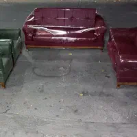 مبل شرکتی سناتور۷نفره‌درحد (زرشکی.سبززیتونی)