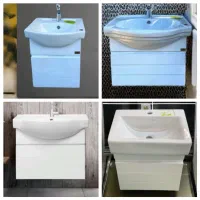 روشویی کابینتی با کاسه روش و ضداب شیرالات