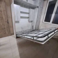 تخت آهنی با جک های تاشو ۱۶۰در۲|تخت و سرویس خواب|ری, فیروزآبادی|دیوار