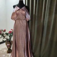 مجلسی دو دامن ساتن سایز ۴۲ نو