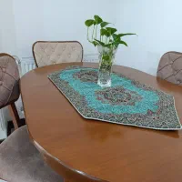 میز ناهارخوری ۴نفره بیضی شکل|میز و صندلی غذاخوری|تهران, ابوذر|دیوار