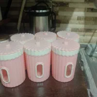 قوطی صورتی|ظروف نگهدارنده، پلاستیکی، یک‌بارمصرف|تهران, مینابی|دیوار