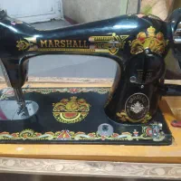 چرخ خیاطی قدیمی مارشال با میزش|چرخ خیاطی و ریسندگی|مرند, |دیوار