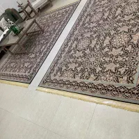 فرش ماشینی 6 و 3 متری قهوه‌ای طرح سنتی