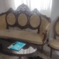 مبل فرحی چوب گردو