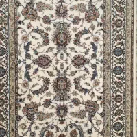 سه تخته فرش رنگ روشن طرح افشان در حد بسیار نو