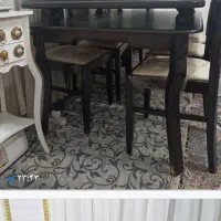 میز ناهار خوری شیش نفره|میز و صندلی غذاخوری|شیراز, کوشک میدان|دیوار