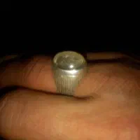 انگشتر نقره باسنگ های درنجف ویاقوت کبود