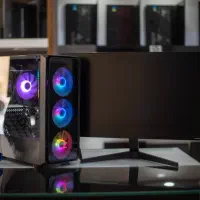 کیس گیمینگ i5-9Gn و 4 گیگ GPU و مانیتور 27 سامسونگ