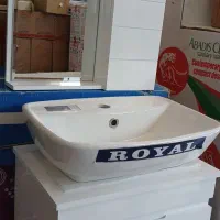 ست آینه باکس روشویی سفید pvc|لوازم سرویس بهداشتی|تهران, شهرک شریفی|دیوار