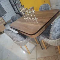 میز غذا خوردی چهار نفره|میز و صندلی غذاخوری|کنگاور, |دیوار