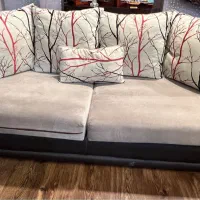 مبل راحتی مدرن ۷ نفره چرم و پارچه نانو|مبلمان خانگی و میز عسلی|شیراز, ستارخان|دیوار