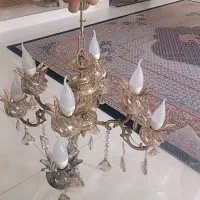 با سلام . تعدادی لوستر جنس برنجی لوکس