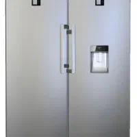 یخچال فریزر اسنوا دو قلو  و تلویزیون ۶۵ اینچ اسنوا