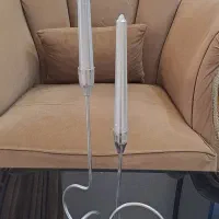 شمعدان دوتایی با دو عدد شمع