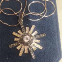 پلاک نقره به همراه زنجیر|بدلیجات|تهران, میدان ولیعصر|دیوار