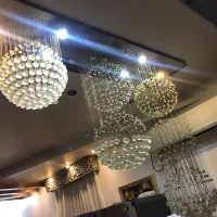 فروش لوستر کریستالی و استیل|لوستر و چراغ آویز|آبادان, |دیوار