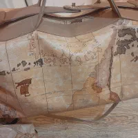 ساک دستی طرح کره زمین در حد نو