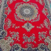 فرش گلبافت قرمز 9 متری
