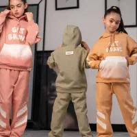 هودی شلوار بگ دورس دونخ پنبه داخل کرکی