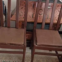 صندلی چوبی جفت