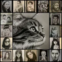 سفارش پرتره سیاه قلم