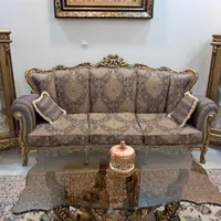 مبلمان۹ نفره و میز غذاخوری ۸نفری با ۲عدد ویترین ست|مبلمان خانگی و میز عسلی|تهران, کوی بیمه|دیوار