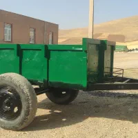 تریلی تراکتور بدونه جک ساده|ماشین‌آلات صنعتی|گهواره, |دیوار