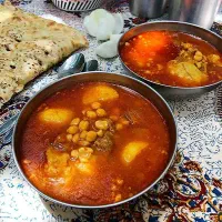 دیزی ، بزقرمه ، پیتزا سینی ۵ نفره ، دوغ محلی ۲۵۰cc|خوردنی و آشامیدنی|سیرجان, |دیوار