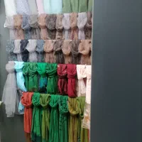 فروش انواع شال و روسری طرح دار نخی عمده|لباس|دزفول, |دیوار