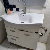 روشویی کابینتی توالت فرنگی شیرالات وحوله خشک کن