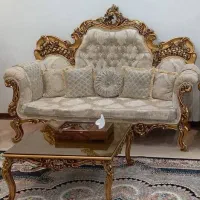 مبل سلطنتی ۹ نفره|مبلمان خانگی و میز عسلی|کرج, فاز ۱ مهرشهر|دیوار