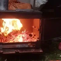 بخاری هیزمی جمع شو