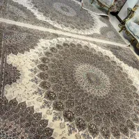 یک جفت فرش ۹ متری ماشینی طرح ترنج