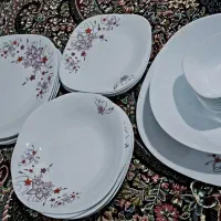 ظروف آکروپال 6 نفره در حد نو