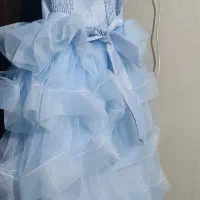 لباس  توری مجلسی دخترانه