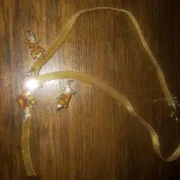 گردنبند بهمراه گوشواره