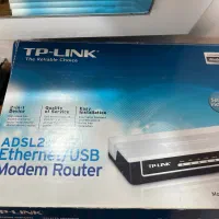 مودم TP-LINK ADSL2+ سالم با جعبه و لوازم کامل