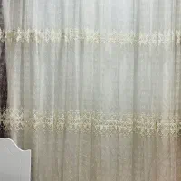 پرده حریر چهارمتر و نیم  در حد نو|پرده، رانر، رومیزی|ایذه, |دیوار