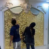 گچکاری سفید کاری طراحی دکراسیون نورمخفی ابزار