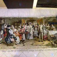 تابلو فرش تولد نوزاد دو متر و بیست