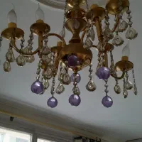 لوستر طلایی چهار شاخه نو