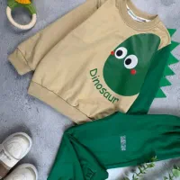 بلوز شلوار طرح دایناسور