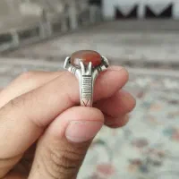 انگشتر نگین شجر قدیمی عتیقه