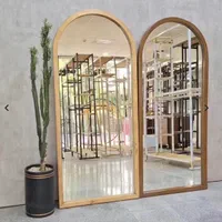 آینه قدی سوپرکلیر با‌ قاب چوب روس وارداتی