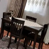 ناهار خوری ۴ نفره چوب راش ، مدل لهستانی