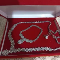 سرویس نقره ست کامل طرح گل