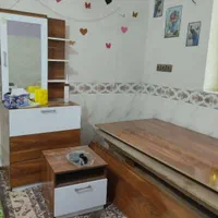 سرویس خواب|تخت و سرویس خواب|کاکی, |دیوار
