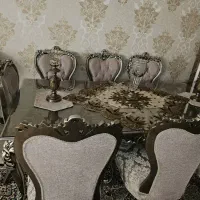 میز غذا خوری ۸ نفره|میز و صندلی غذاخوری|باقرشهر, |دیوار