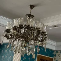 لوستر ۱۶ شاخه برنز